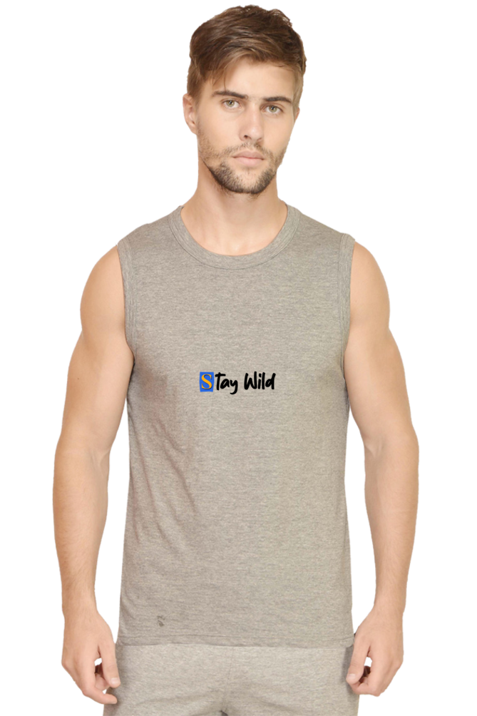 Premahs - 'Stay Wild' Men's Sleeveless T-Shirt