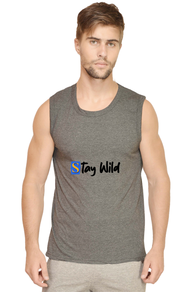 Premahs - 'Stay Wild' Men's Sleeveless T-Shirt