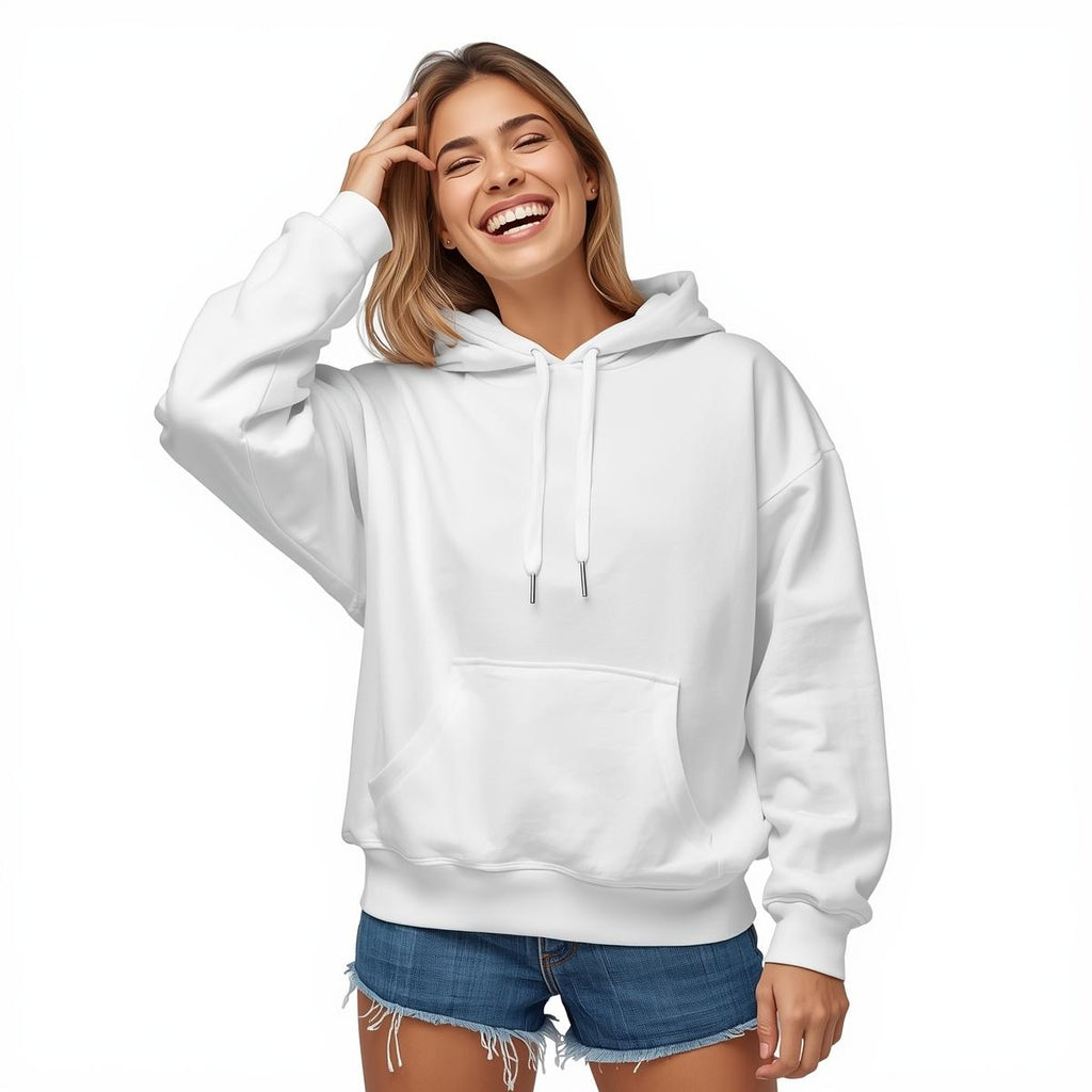 Premahs Solid Oversized Hoodie for Women