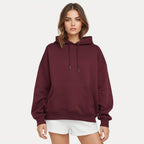 Premahs Solid Oversized Hoodie for Women