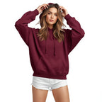 Premahs Solid Oversized Hoodie for Women