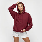 Premahs Solid Oversized Hoodie for Women