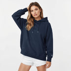 Premahs Solid Oversized Hoodie for Women