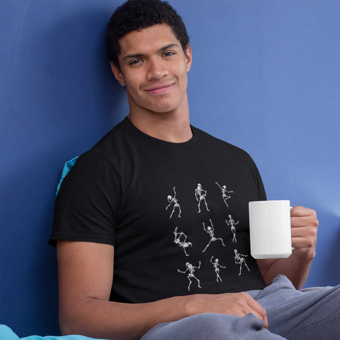 Premahs Men's 100% Cotton Graphic Standard Crew T-Shirt