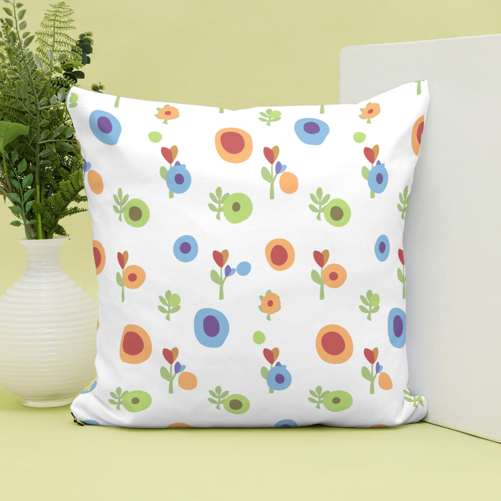 Premahs - Elegant Floral Printed Cushion Cover