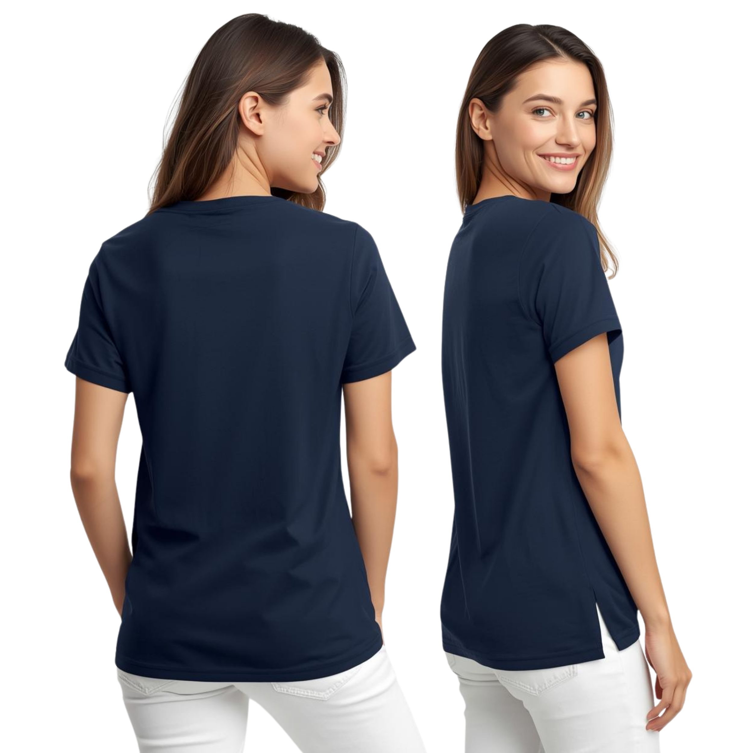Cotton V-Neck T-Shirt for Women