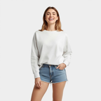 Women's 100% Cotton Stylish Sweatshirt