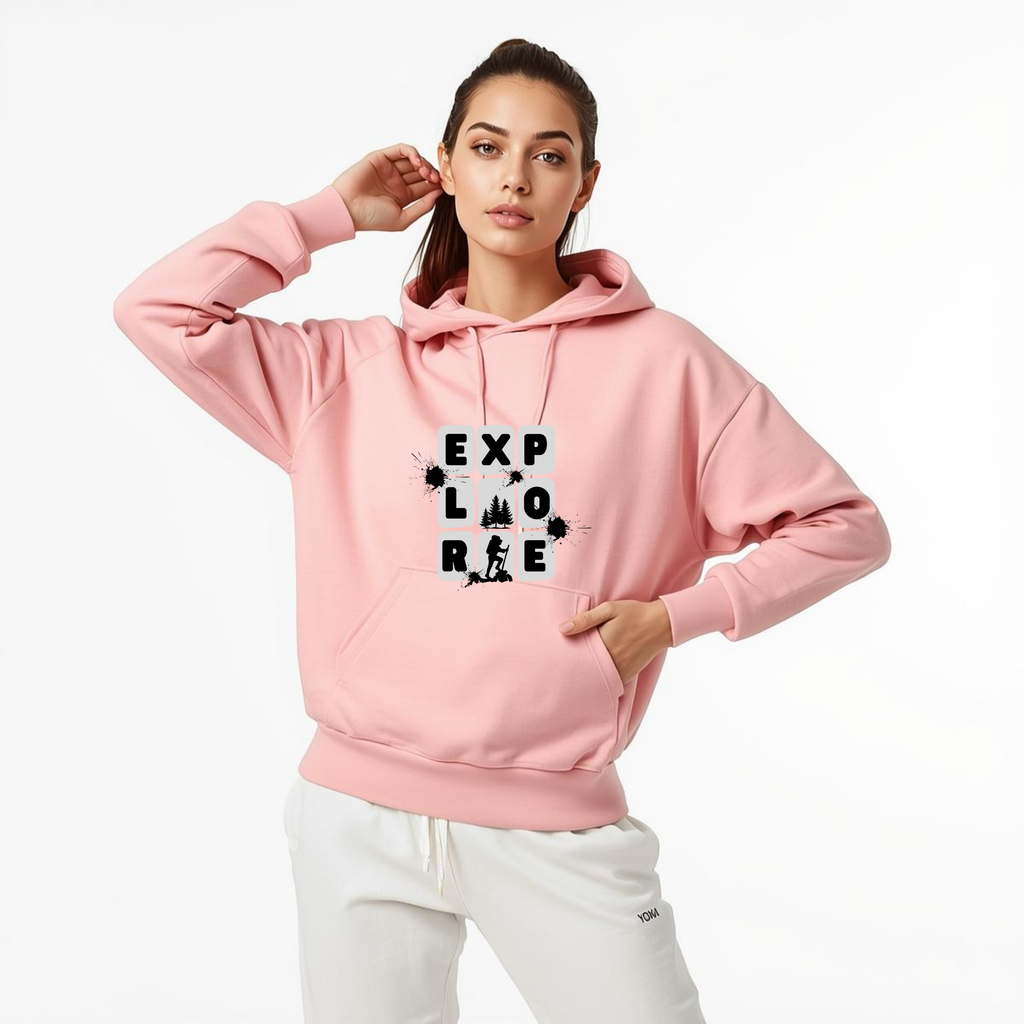 Premahs Women's Cotton Oversized Sweatshirt