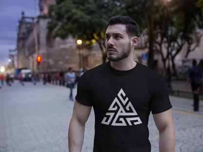 Premahs - Ascend Apex Men's T-Shirt - Geometric Tribal Triangle