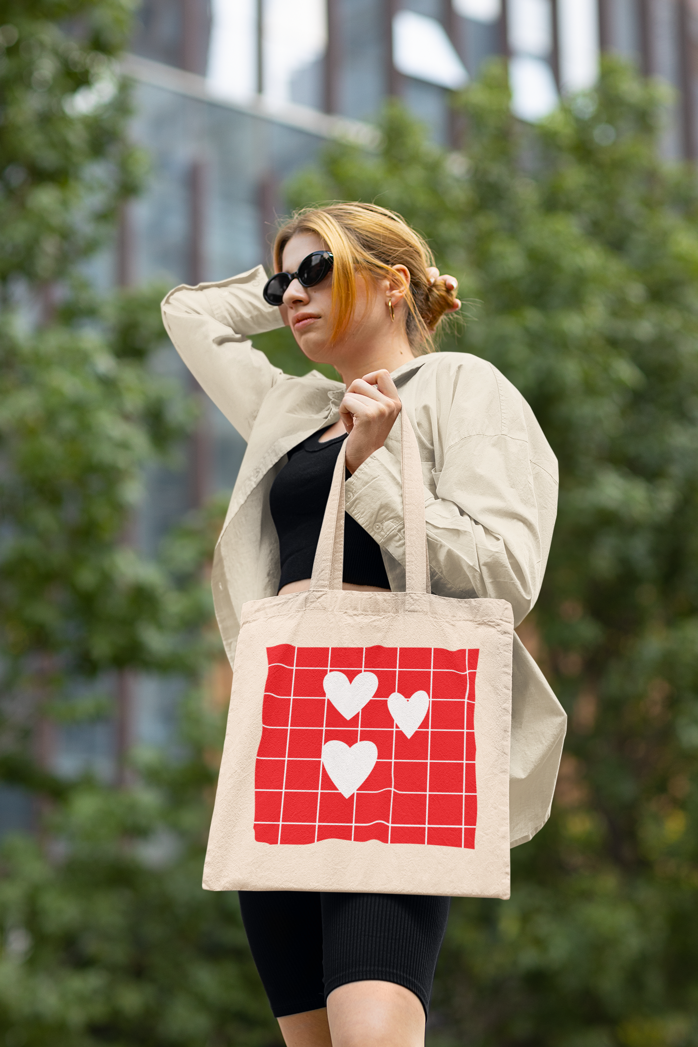 Premahs - Heart Tote Bags